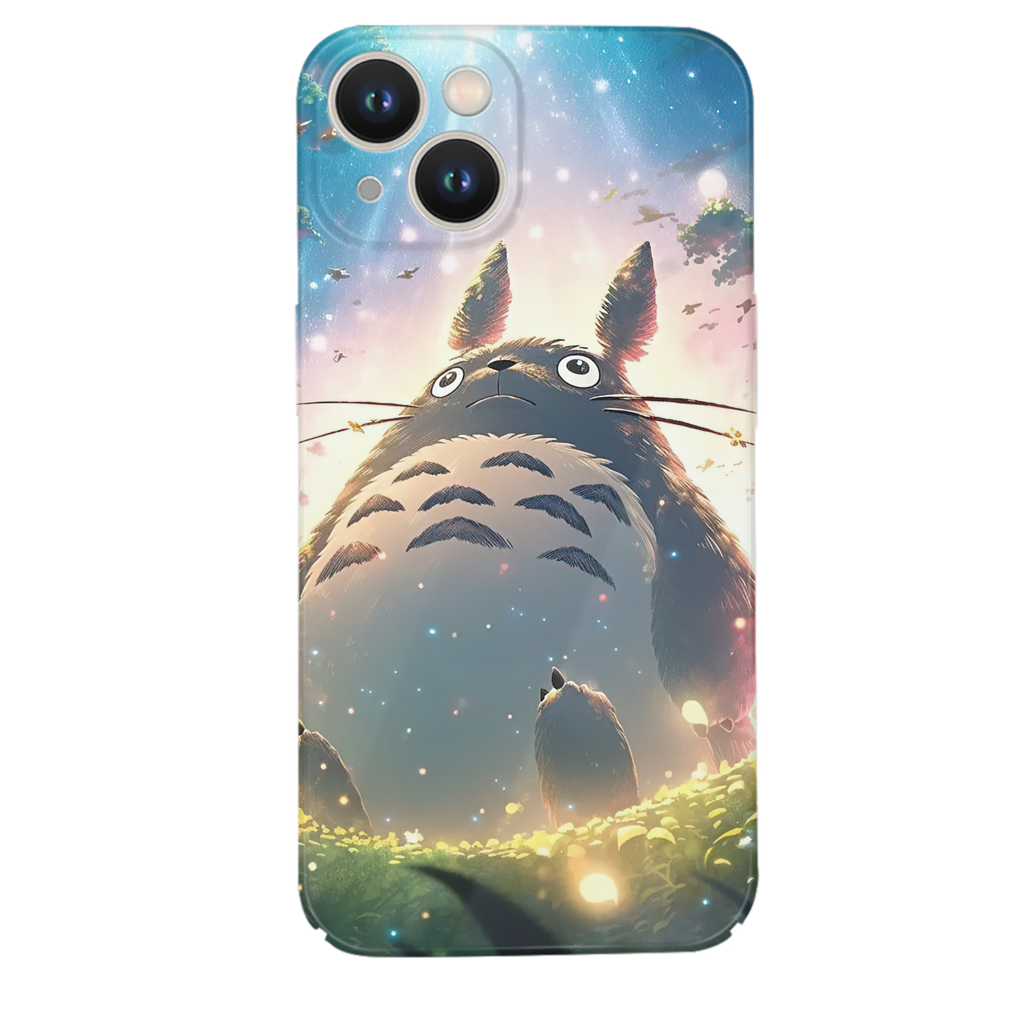 （画像用） となりのトトロ 草壁メイ 草壁サツキ My Neighbor Totoro Satsuki Kusakabe Mei Kusakabe 【iPhone 14シリーズ対応】ハードケース
